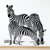 Muursticker zebra's