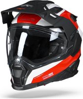 Nexx X.WED2 Duna Rood Wit Zwart Integraalhelm - Motorhelm - Maat S