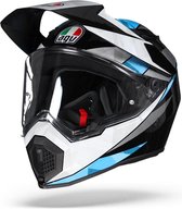 Agv AX9 North Zwart Wit Blauw Integraalhelm - Motorhelm - Maat L