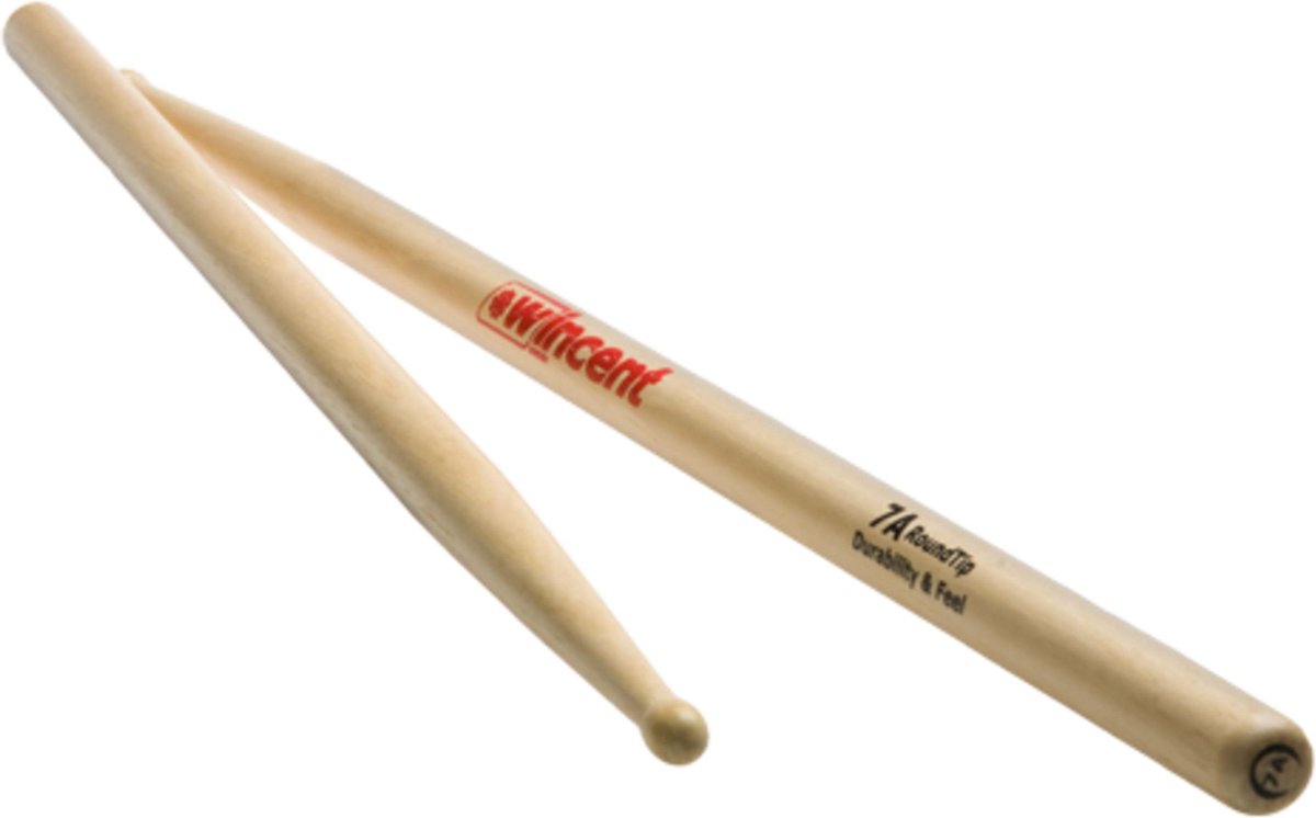 Wincent W-7ABT drumstokken 7A Barrel Tip