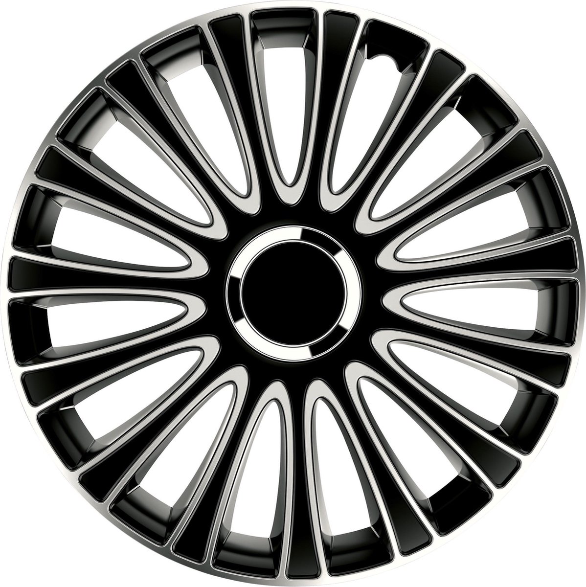 Gorecki - Wieldoppenset LeMans Pro - Silver Black 15inch