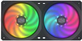 Cooler Master MasterFan SF240R ARGB PC-ventilator Zwart, RGB (b x h x d) 240 x 120 x 25 mm
