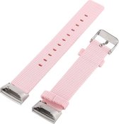 Fitbit Charge 3 & 4 Nylon bandje |Roze / Pink | Premium kwaliteit | One Size | TrendParts