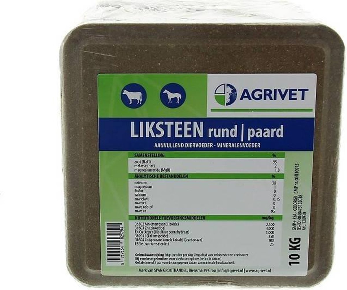 Agrivet Liksteen Rund en Geiten 10KG