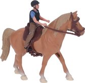 Free And Easy Paard Met Ruiter Bruin