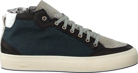 P448 Heren Hoge sneakers Love Men - Blauw - Maat 42 | bol.com