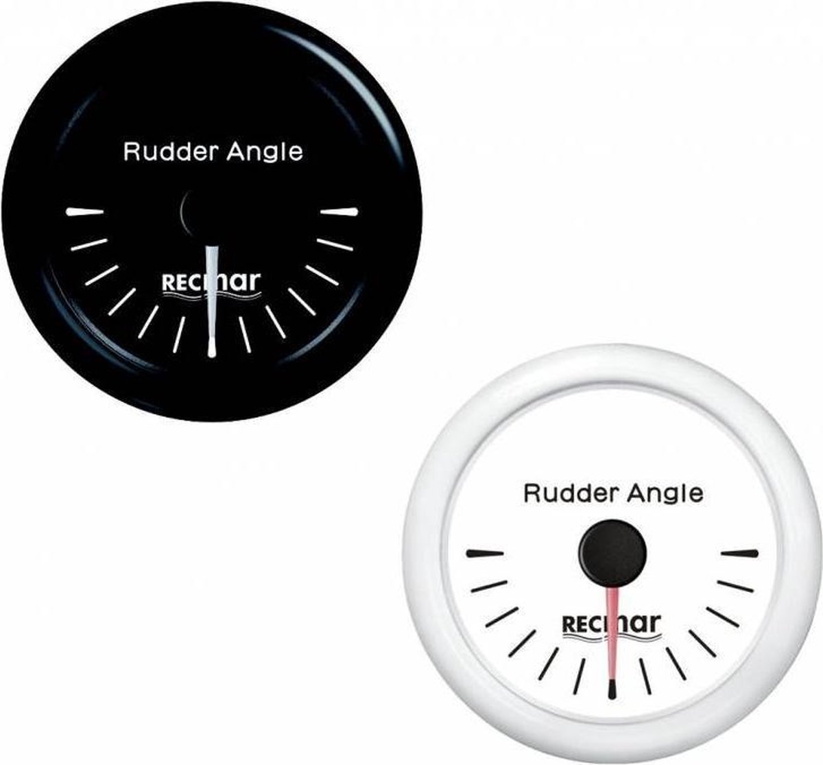 Recmar Roerhoekindicator 0-190º R-l Zwart 51 mm