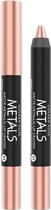Golden Rose Metals Matte Metallic Lip Crayon 01 - Mat en Metallic effect