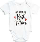 Romper The world's best Mom, Wit, 62/68
