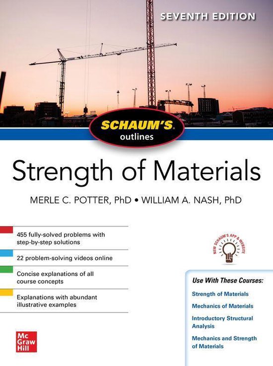 Schaum's Outline of Strength of Materials, Seventh Edition - cover