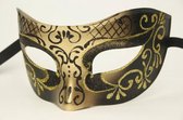 Venetiaans masker 'Columbina princessa' (goud)