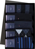 Cadeaubox: 10 paar Tommy Hilfiger Blue sokken -  Maat: 39-42