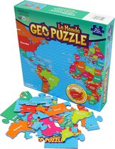 GEOToys GeoPuzzel Wereld - 68 puzzelstukjes - Frans
