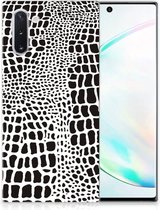 Geschikt voor Samsung Galaxy Note 10 TPU Hoesje Slangenprint