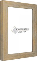 Fotolijst Gold Grey Wash  - Fotomaat 40x60 -  Ontspiegeld Glas - Art.nr. 55-547