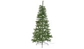 Plaatsbesparende halve voorverlichte kunstkerstboom 180cm | Argos Home 6ft Half verlichte kerstboom - groen