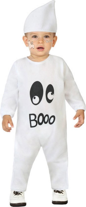 ATOSA - Schattig wit spook kostuum voor baby's - 92 (2 jaar)