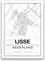 Poster/plattegrond LISSE - 30x40cm