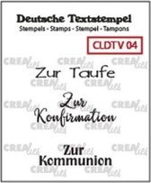 Crealies • Deutsche Text & So stempel Verschiedene 04 - 1 stuk