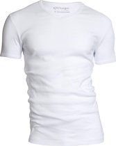Garage 302 - Semi Bodyfit T-shirt V- hals korte mouw wit