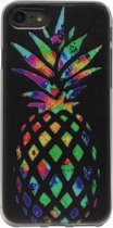 ADEL Siliconen Back Cover Softcase Hoesje voor iPhone 8 Plus/ 7 Plus - Ananas Kleur