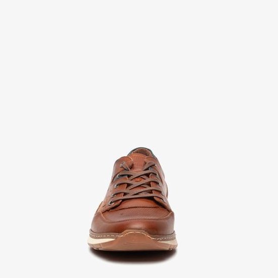 Hush Puppies leren heren veterschoenen - Cognac - Maat 45 | bol.com