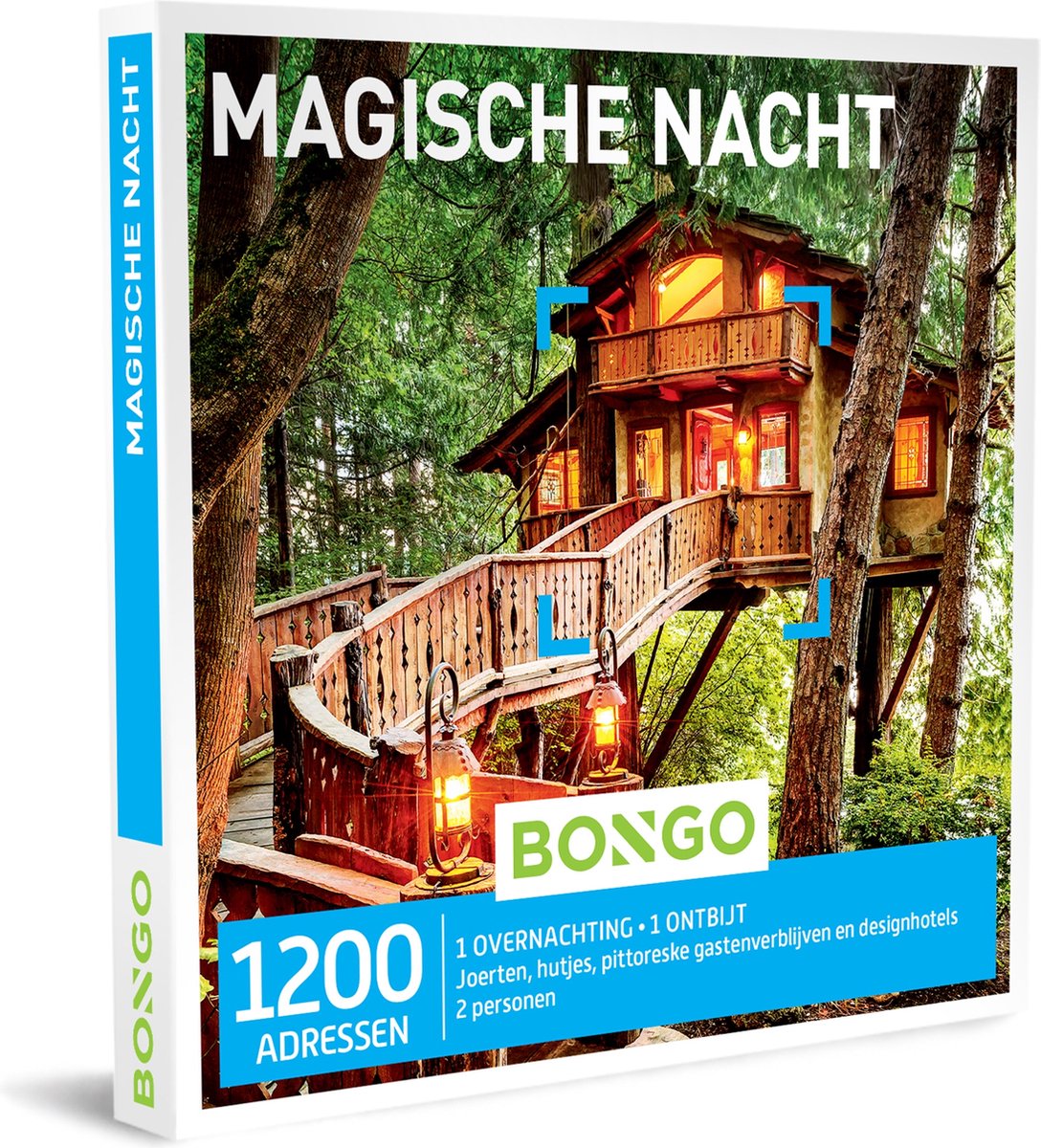 Bongo Bon - Magische Nacht Cadeaubon - Cadeaukaart cadeau voor man of vrouw | 1200 hotels en bijzondere accomodaties - Bongo
