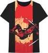 Marvel Deadpool Hommes Tshirt -XXL- Deadpool Samurai Noir