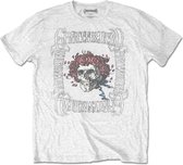 Grateful Dead - Bertha With Logo Box Heren T-shirt - S - Wit