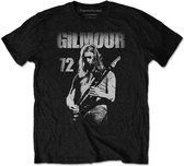 David Gilmour Heren Tshirt -S- 72 Zwart