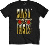 Guns N' Roses Heren Tshirt -XL- Big Guns Zwart
