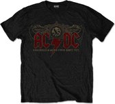AC/DC Heren Tshirt -S- Oz Rock Zwart