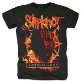 Slipknot Heren Tshirt -L- Antennas To Hell Zwart