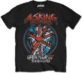 Asking Alexandria Heren Tshirt -L- Heart Attack Zwart