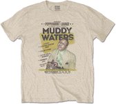 Muddy Waters Heren Tshirt -L- Peppermint Lounge Creme