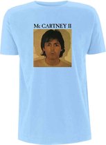 Paul McCartney Heren Tshirt -L- McCartney II Blauw
