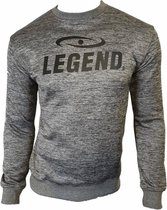 Legend Sports Sweater Heren Polyester Grijs Maat Xxs