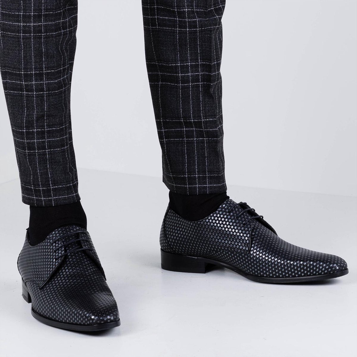 Mazzeltov Heren Nette schoenen 3753 - Grijs - Maat 41 Veterschoenen ik6XgbKu