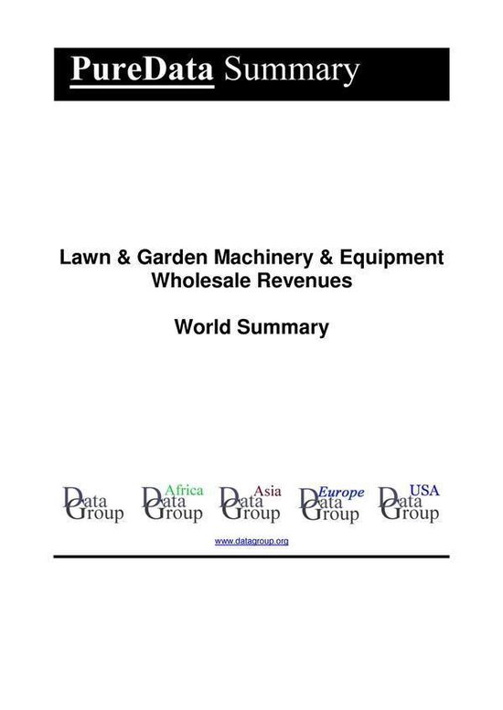 PureData World Summary 1626 - Lawn & Garden Machinery & Equi ... - cover