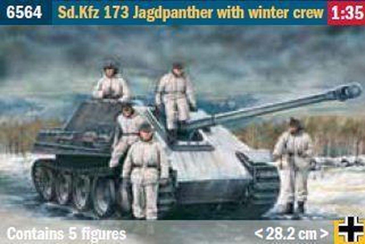 Italeri - Sd,kfz 173 Jagdpanther W. Crew 1:35 * (Ita6564s)