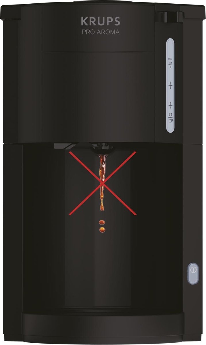 Krups Pro Aroma KM3038 - Filter koffiezetapparaat - 1L - Warmhoudfunctie - Instelbare Aroma - Zwart thumbnail 5