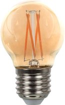 G45 -  Filament amber glas  - E27 - 4W - 2200K - 350 Lumen