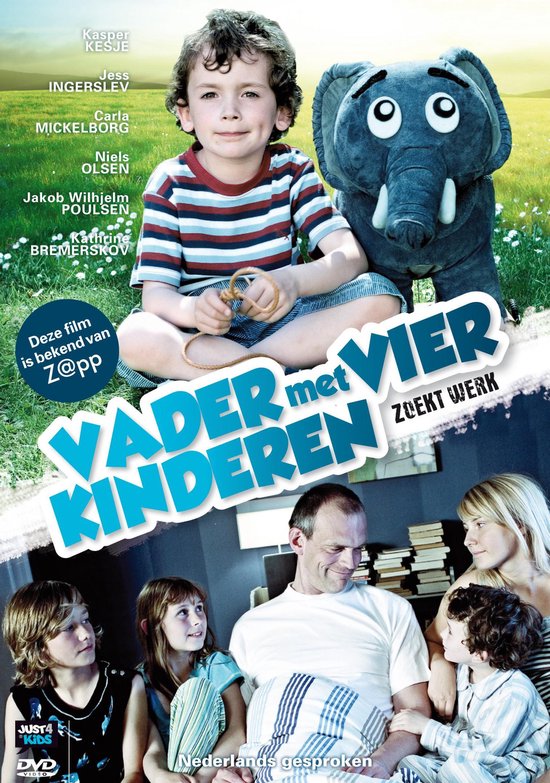 Cover van de film 'Vader Met Vier Kinderen - Zoekt Werk'