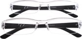 Lifetime-vision Leesbrillen Twee Stuks Unisex Sterkte +2.50