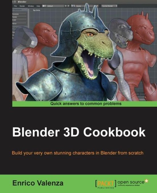 Blender 3D Cookbook - cover