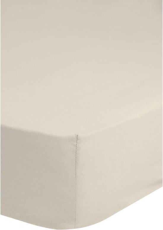 zin Spit Voorstel Jersey hoeslaken, ecru - 90 x 220 cm | bol.com