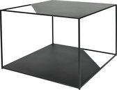 Torna Design Cut 60 - Bijzettafel - 58x39x58 cm - Zwart Staal