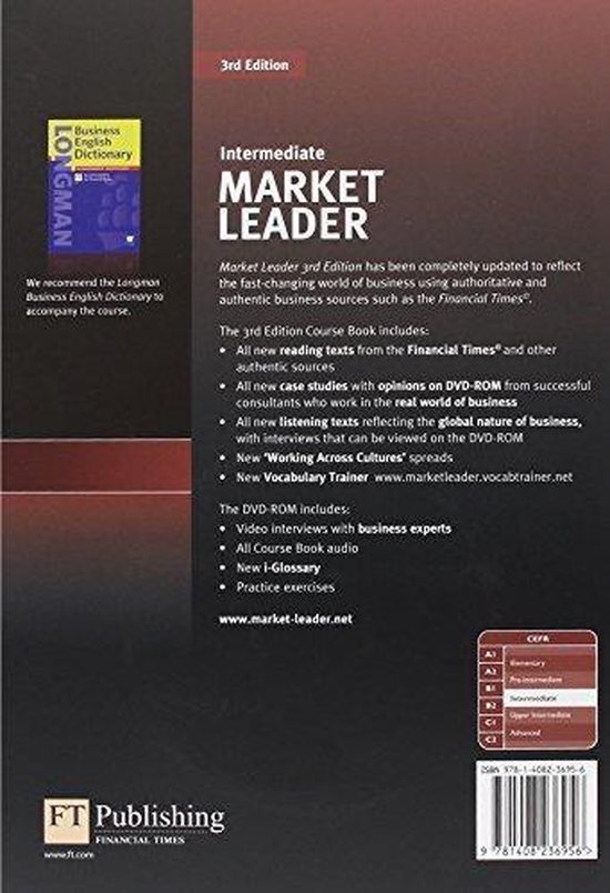 Market Leader 3rd Edition Extra Intermediate Coursebook with DVD-ROM Pack