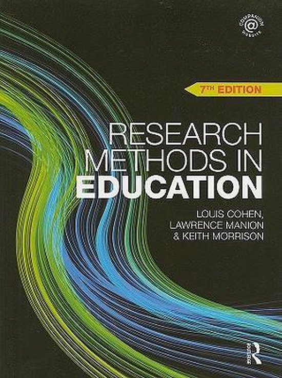 Research Methods In Education - cover