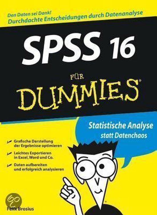Spss 16 Fur Dummies - cover